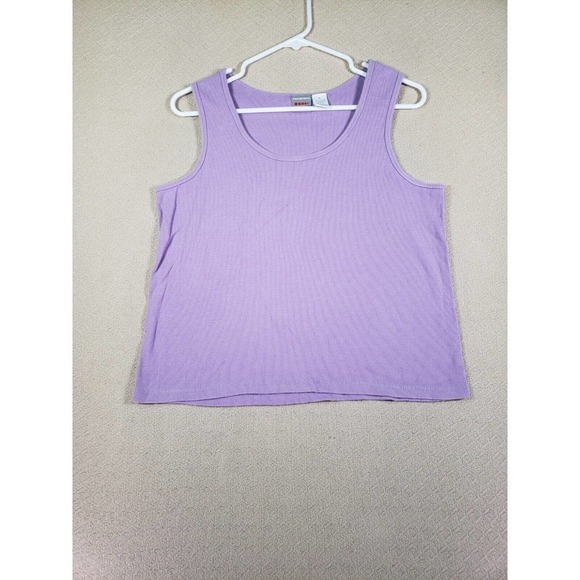 Pro Spirit Tank‎ Top Shirt Womens XL Purple Pullover Sleeveless Cotton Blend EUC - Picture 1 of 12